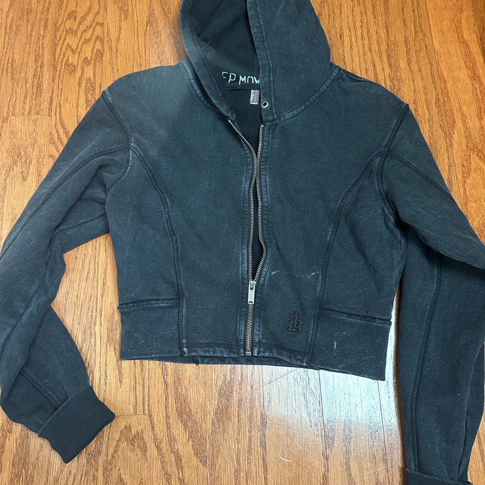 Free People movement  Cropped Hoodie Jacket